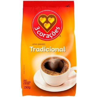 Café 3 Corações Tradicional Almofada 250g