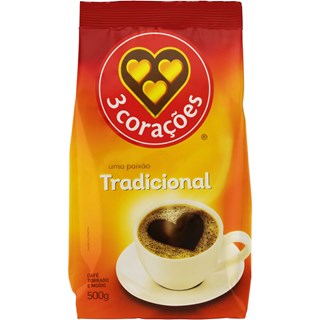 Café 3 Corações Tradicional Almofada 500g