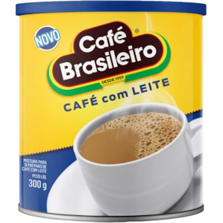 Café Brasileiro Com Leite Em Pó 300g