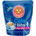Café com Leite 3 Corações Solúvel Sachet 100g