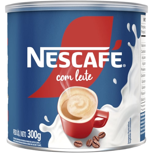 Café Com Leite Nescafé Lata 300g