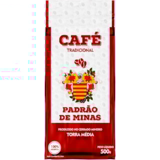 Café Padrão de Minas Tradicional a Vácuo 500g