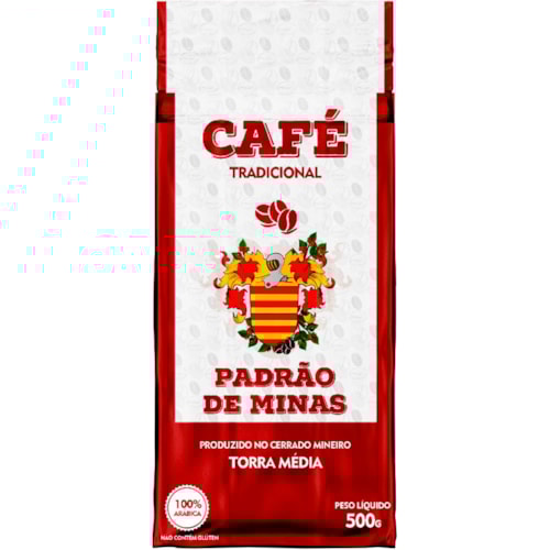 Café Padrão de Minas Tradicional a Vácuo 500g