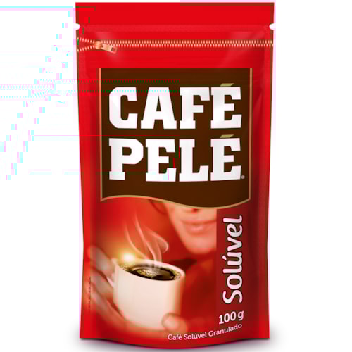 Café Pelé Solúvel Pouch 100g Zip