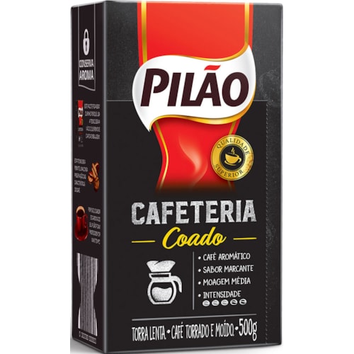 Café Pilão Cafeteria Coado Vácuo 500g