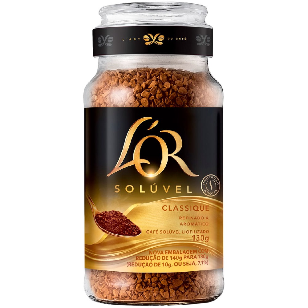 Café Solúvel L'or Classique Vidro 130g - Destro