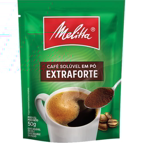 Café Solúvel Melitta Extra Forte Sachê 50g