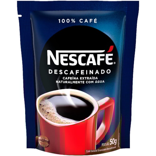 Café Solúvel Nescafé Descafeinado Sachet 50g