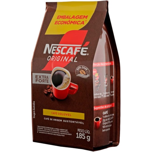 Café Solúvel Nescafé Original Extra Forte Sachet 185g