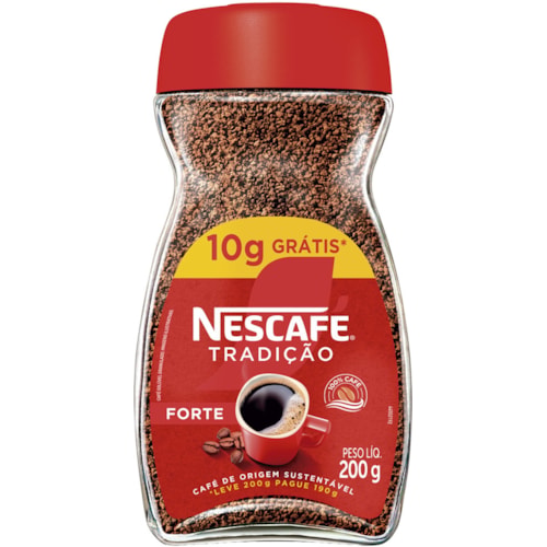 Café Solúvel Nescafé Tradição Forte 200g Promo