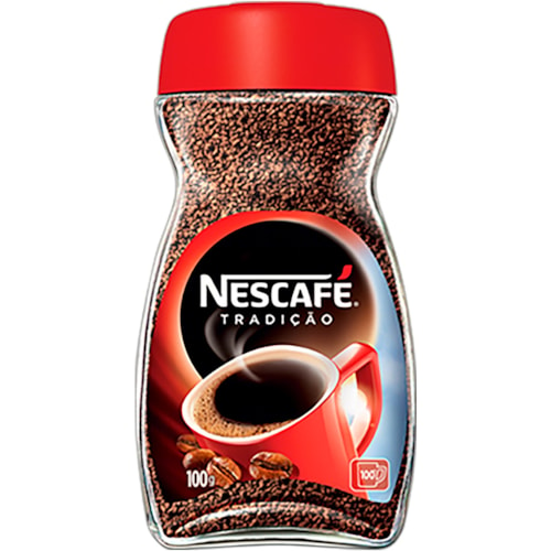 Café Solúvel Nescafé Tradição Vidro 100g