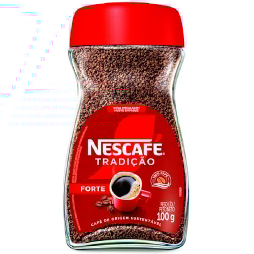 Café Solúvel Nescafé Tradição Vidro 100g