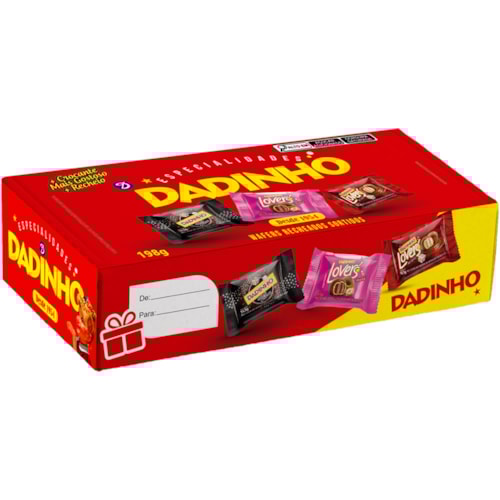 Caixa de Bombom Dadinho Especialidades 198g