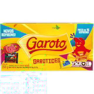 Caixa de Bombom Garoto Sortidos 250g