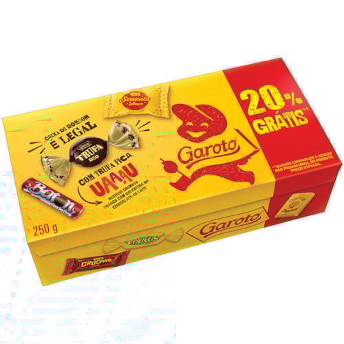 Caixa de Bombom Garoto Sortidos 250g Promo