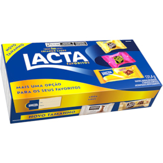Caixa de Bombom Lacta Favoritos 131,45g