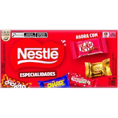 Caixa de Bombom Nestlé Especialidades 220g