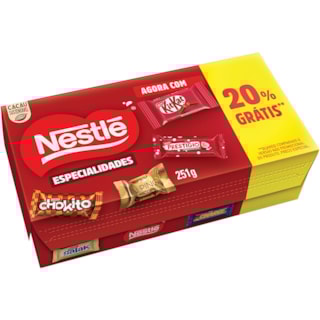 Caixa de Bombom Nestlé Especialidades 251g Promo