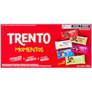 Caixa de Bombom Trento Momentos Sortido 168g