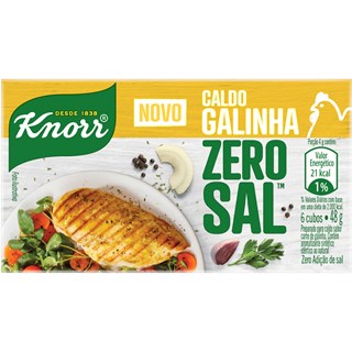 Caldo de Galinha Knorr Zero Sal 48g