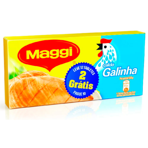 Caldo de Galinha Maggi 114g Leve 12 Pague 10