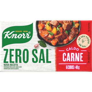 Caldo Knorr Zero Sal Sabor Carne 48g