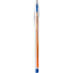 Caneta Bic Cristal Esferográfica Azul Ponta Fina 50 Unidades