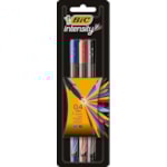Caneta Bic Intensity Azul/Vermelha/Preta 0.4 3Un
