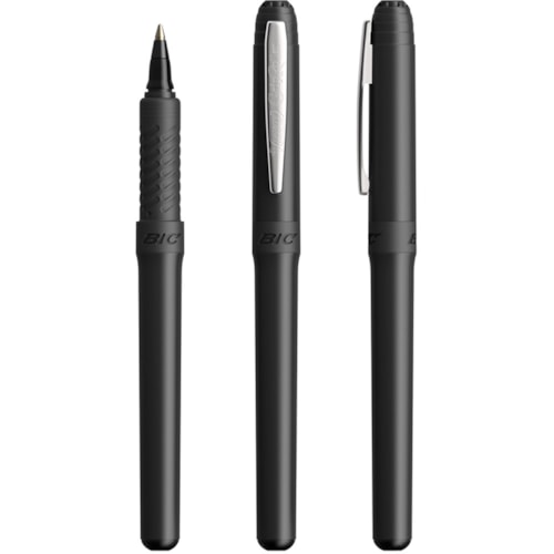 Caneta Esferográfica BIC Grip Roller Preta 0.76Un
