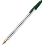 Caneta Esferográfica Verde Bic Cristal 50 Unidades