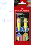 Caneta Faber-Castell Hidrográfica Vai Vem Neon 6Un