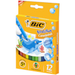Canetinha Bic Hidrográfica Evolution Kids Couleur 12 Cores