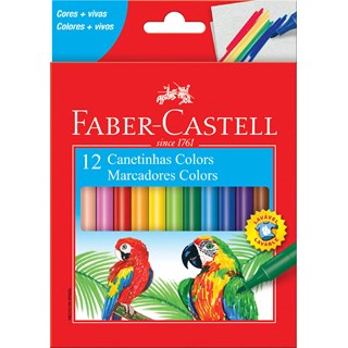 Canetinha Hidrográfica Faber-Castell 12 Cores