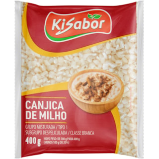 Canjica Branca Kisabor Tipo 1 400g