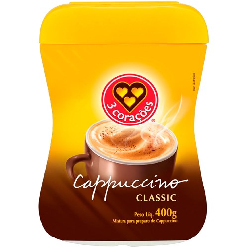 Cappuccino 3 Corações 400g