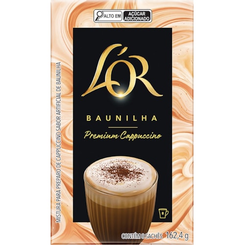 Cappuccino Lor Premium Baunilha Solúvel 156,8g
