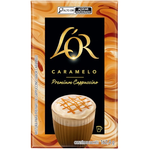 Cappuccino Lor Premium Caramelo Solúvel 156,8g