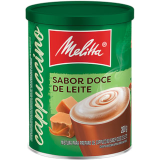 Cappuccino Melitta Sabor Doce de Leite Lata 200g