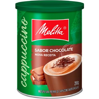 Cappuccino Solúvel Melitta Chocolate 200g