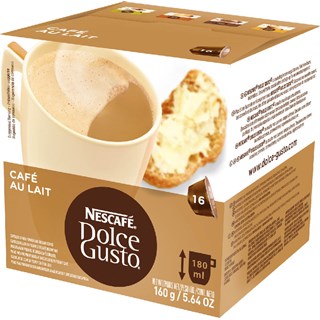 Cápsula Dolce Gusto Nescafé Espresso ao Leite 160g