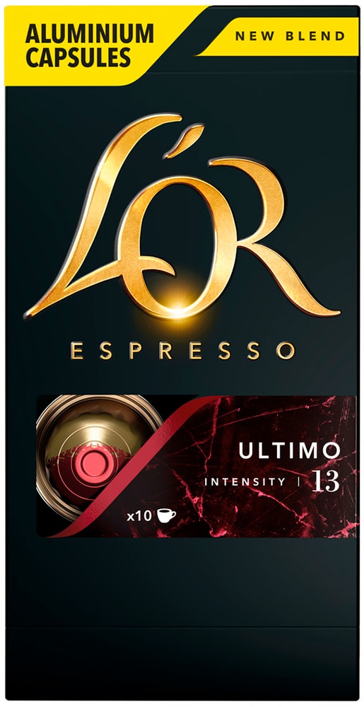 Cápsula L'Or de Café Espresso Ultimo Intensity 13 52g - Destro