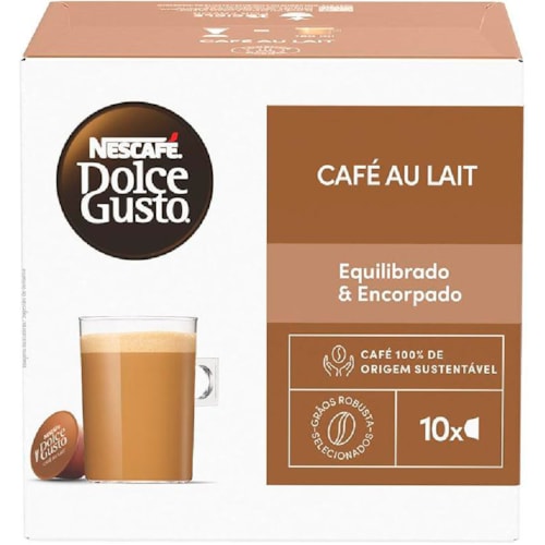 Cápsula Nescafé Dolce Gusto Au Lait 100g