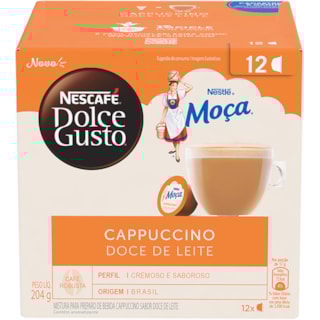 Cápsula Nescafé Dolce Gusto Cappuccino Doce de Leite Moça 12UN