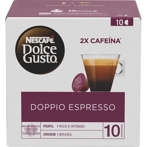 Cápsula Nescafé Dolce Gusto Doppio Espresso 10Un 180g
