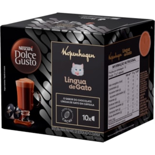 Cápsula Nescafé Dolce Gusto Kopenhagen Língua de Gato 10Un
