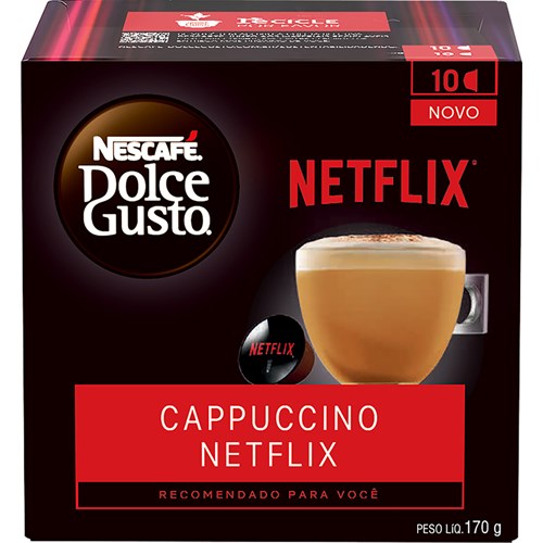 Cápsula Nescafé Netflix Cappucino Dolce Gusto 170g