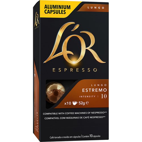 Cápsulas de Café L'Or Espresso Lungo Extremo 52g