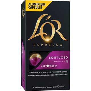 Cápsulas de Café L'Or Espresso Sontuoso 52g