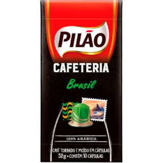 Cápsulas de Café Pilão Cafeteria Brasil 52g