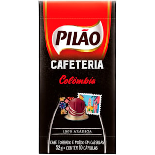 Cápsulas de Café Pilão Cafeteria Colômbia 52g